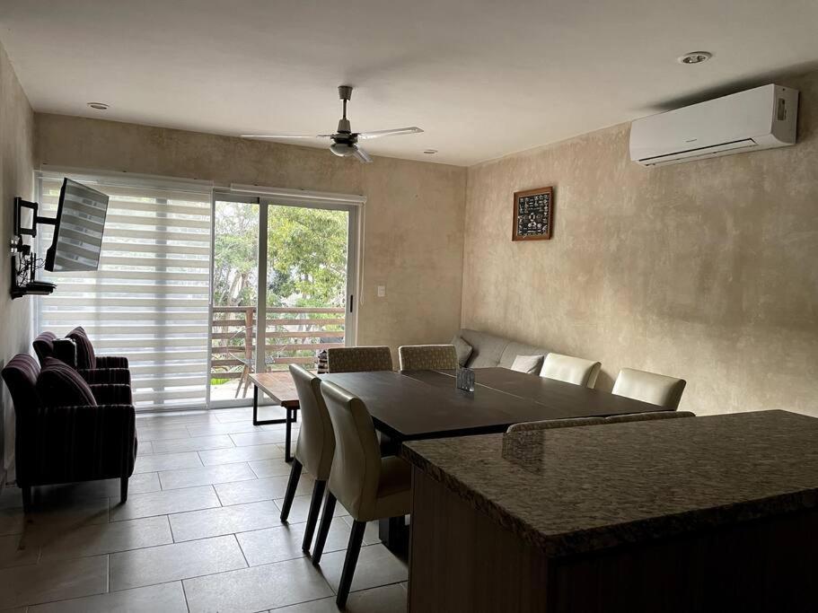 Departamento Dentro De Aldea Zama Leilighet Tulum Eksteriør bilde